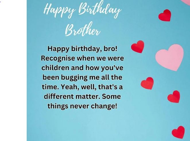 Birthday Wishes for Brother from Sister