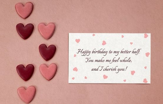 romantic birthday wishes for wife
