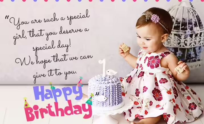 1st birthday wishes for baby girl
