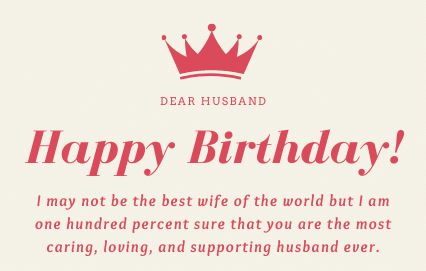 best birthday wishes or hubby