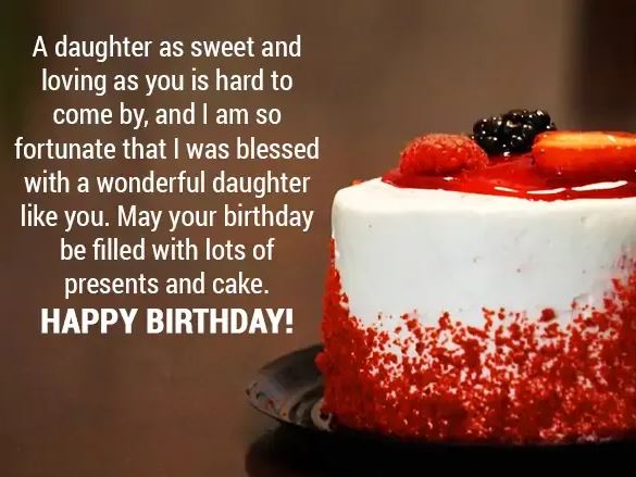 birthday messages for daughter