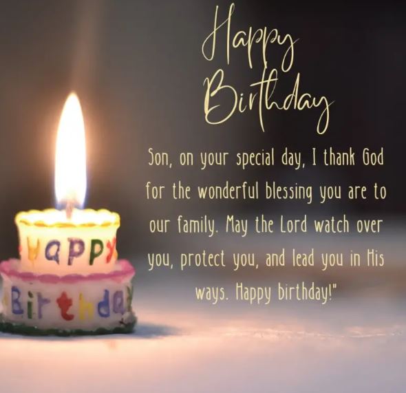 birthday messages for son