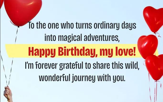 birthday wishes for husband