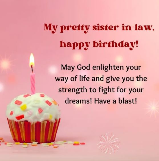 birthday wishes for sister in law