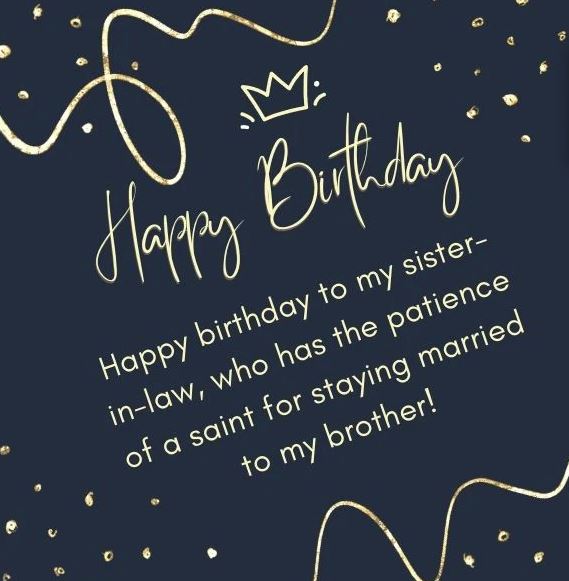 happy birthday to brother wife