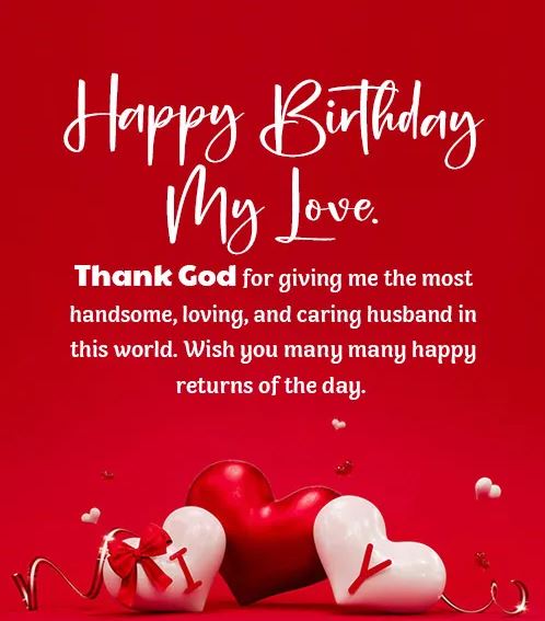happy birthday to my love