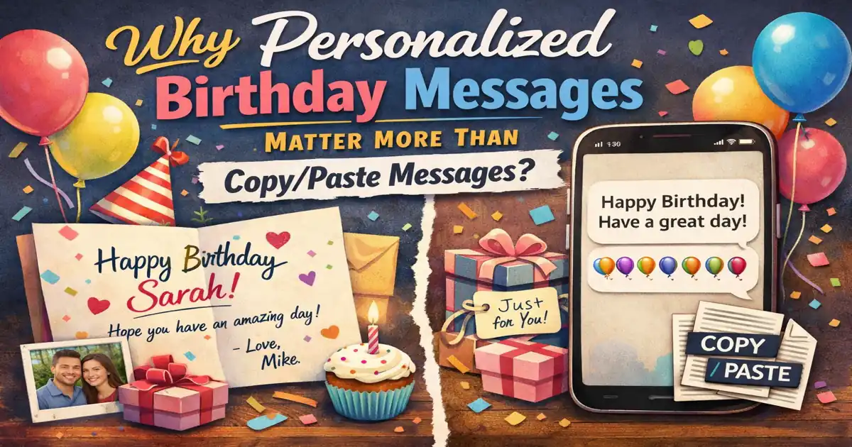 Why Personalized Birthday Messages Matter
