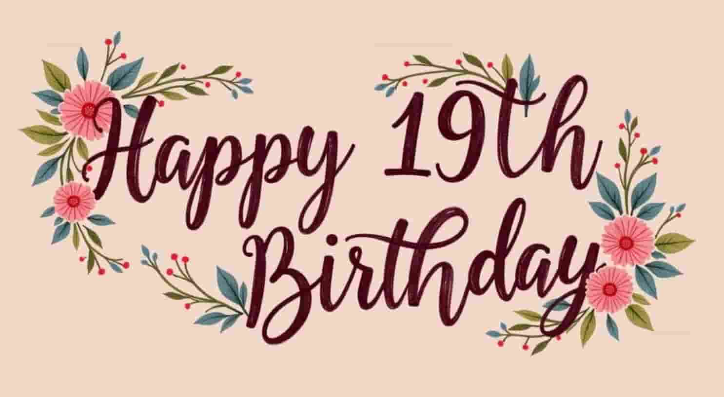 19th birthday wishes for sister