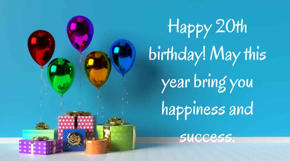 20th birthday wishes for daughter