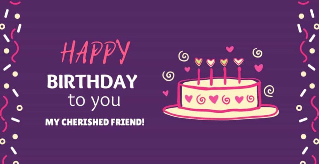 Heart touching birthday wishes for female friend from male