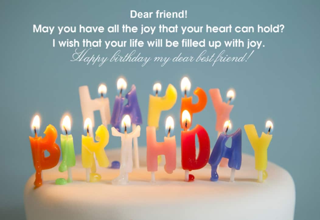 Short birthday wishes for male friend
