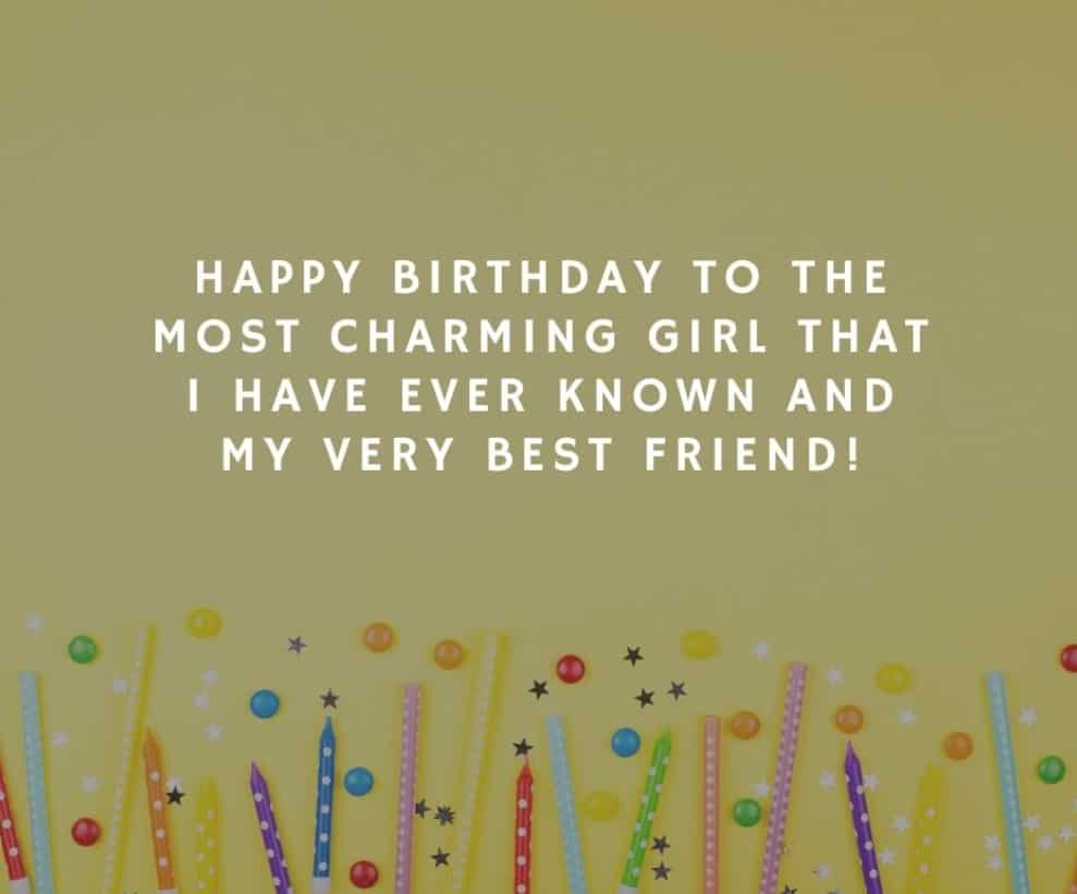 birthday wishes for best friend girl