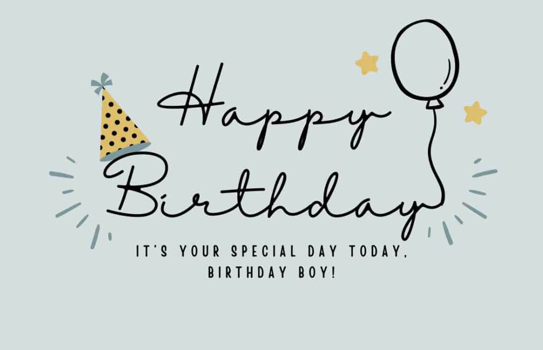 birthday wishes for male friend