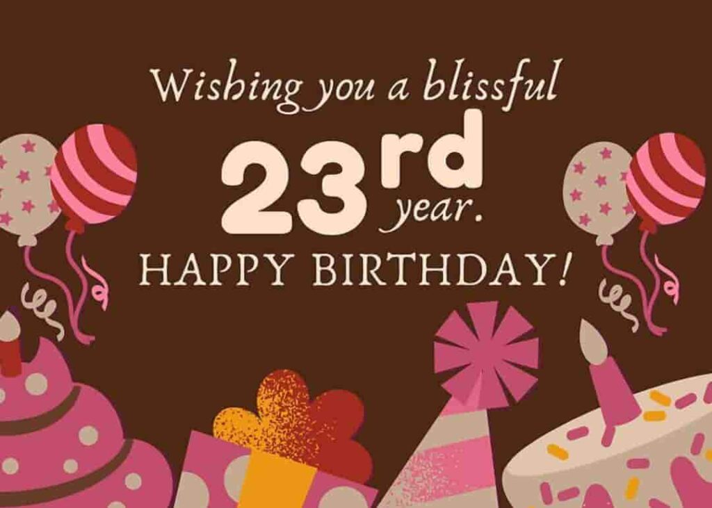 happy birthday 23