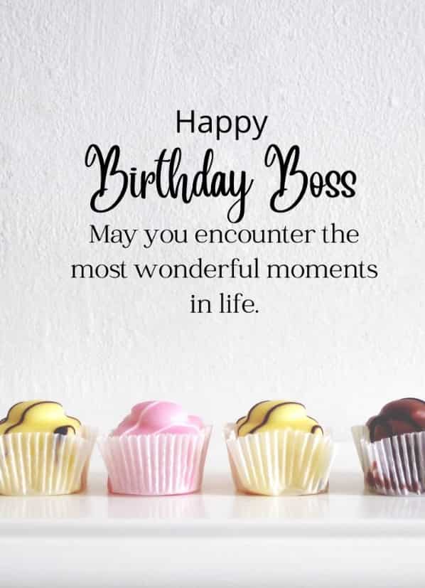 Birthday wishes for chairman or senior executives in office