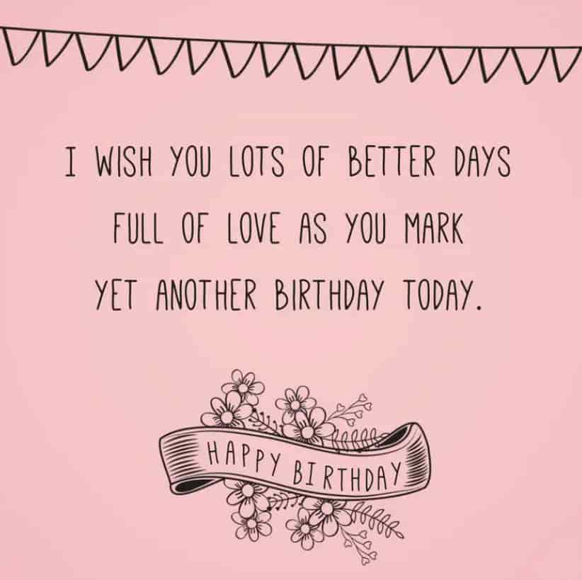birthday wishes for hard time
