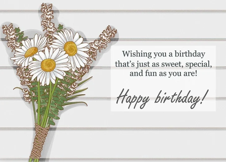short Cute birthday blessings for loved ones