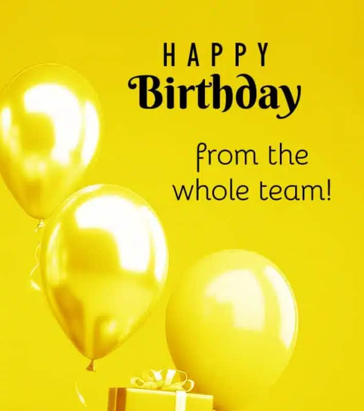 Happy birthday coworker office image