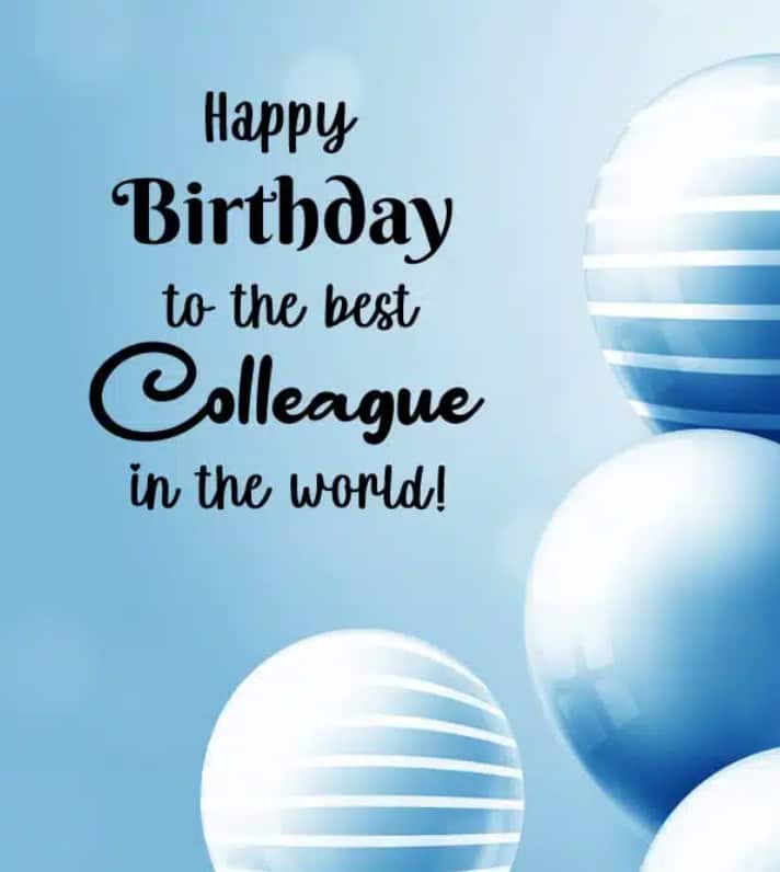 birthday wishes for collegue