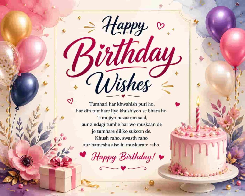 birthday wishes in roman hindi