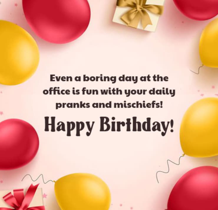professional inspirational birthday message for colleagues