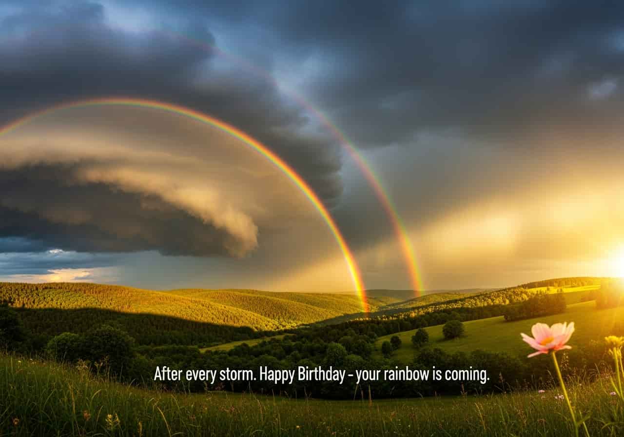 brighten a difficult day birthday message