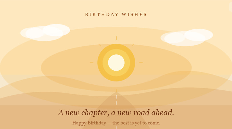 Heartfelt Birthday Wishes for Someone Starting a New Chapter in Life