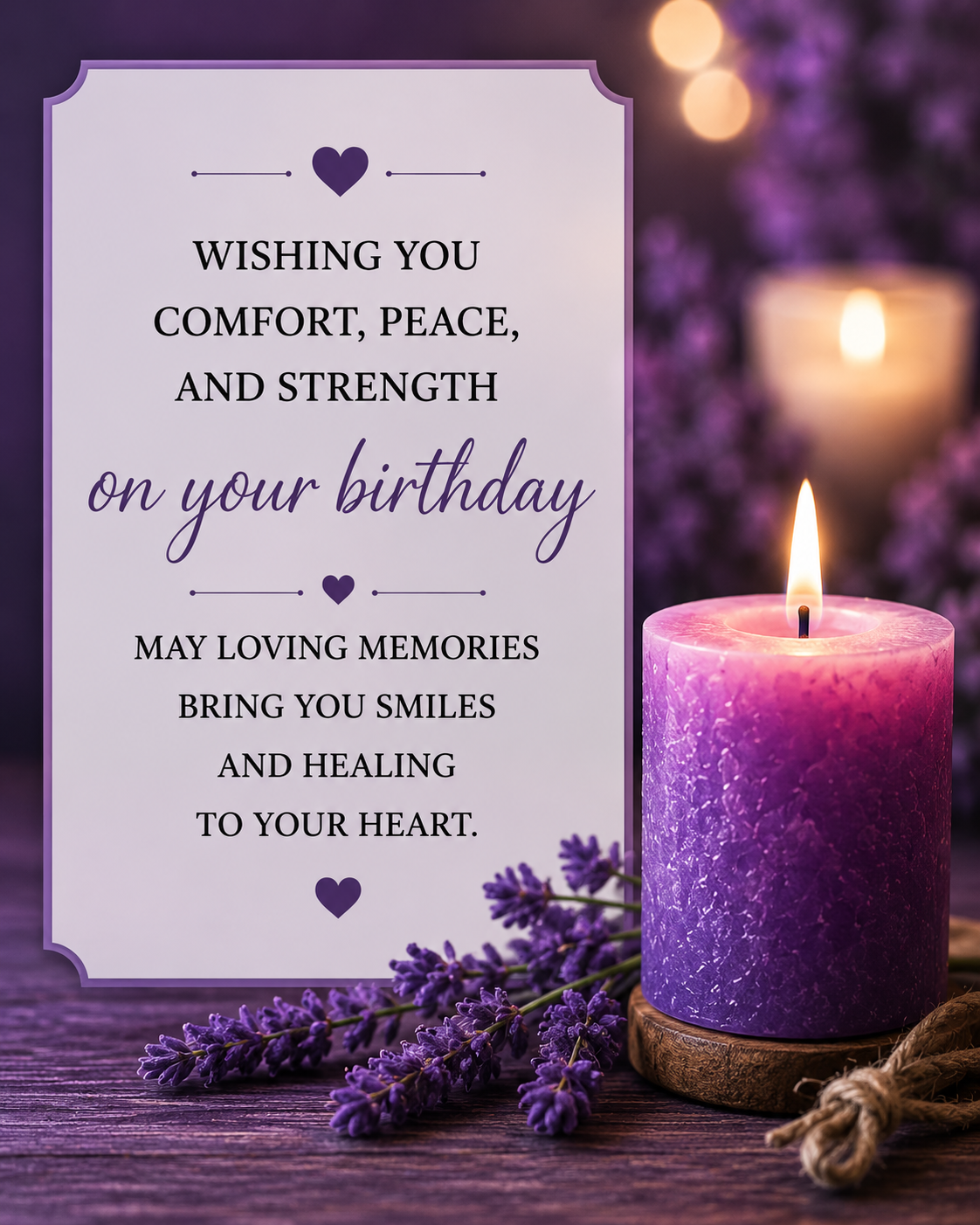 birthday wishes for someone who lost a loved one