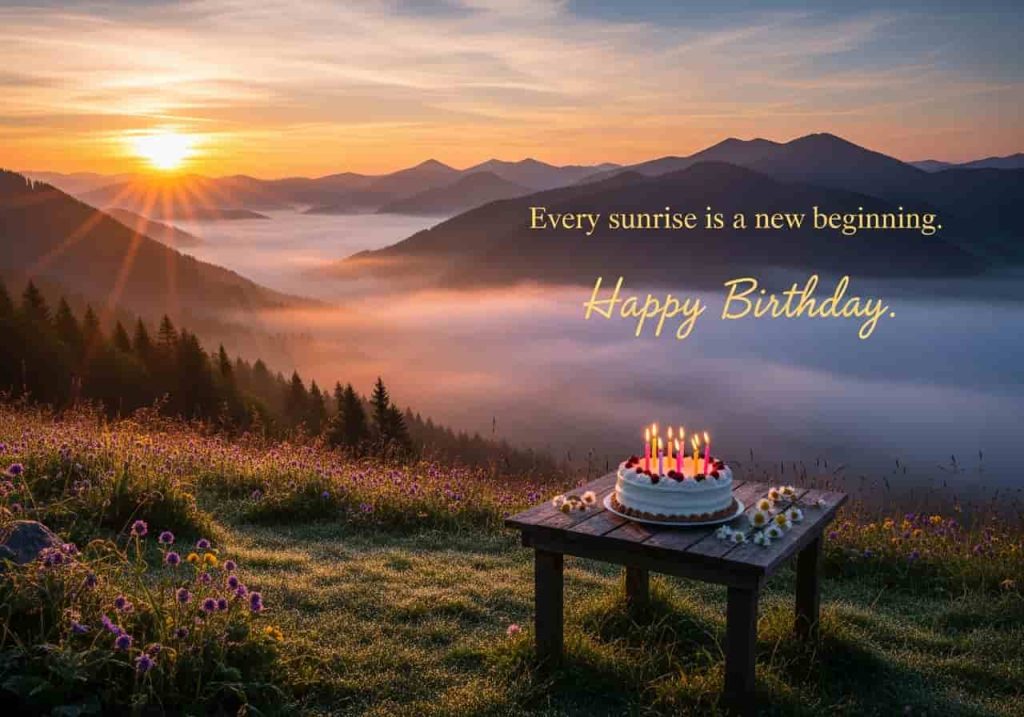 Heartfelt happy birthday message card