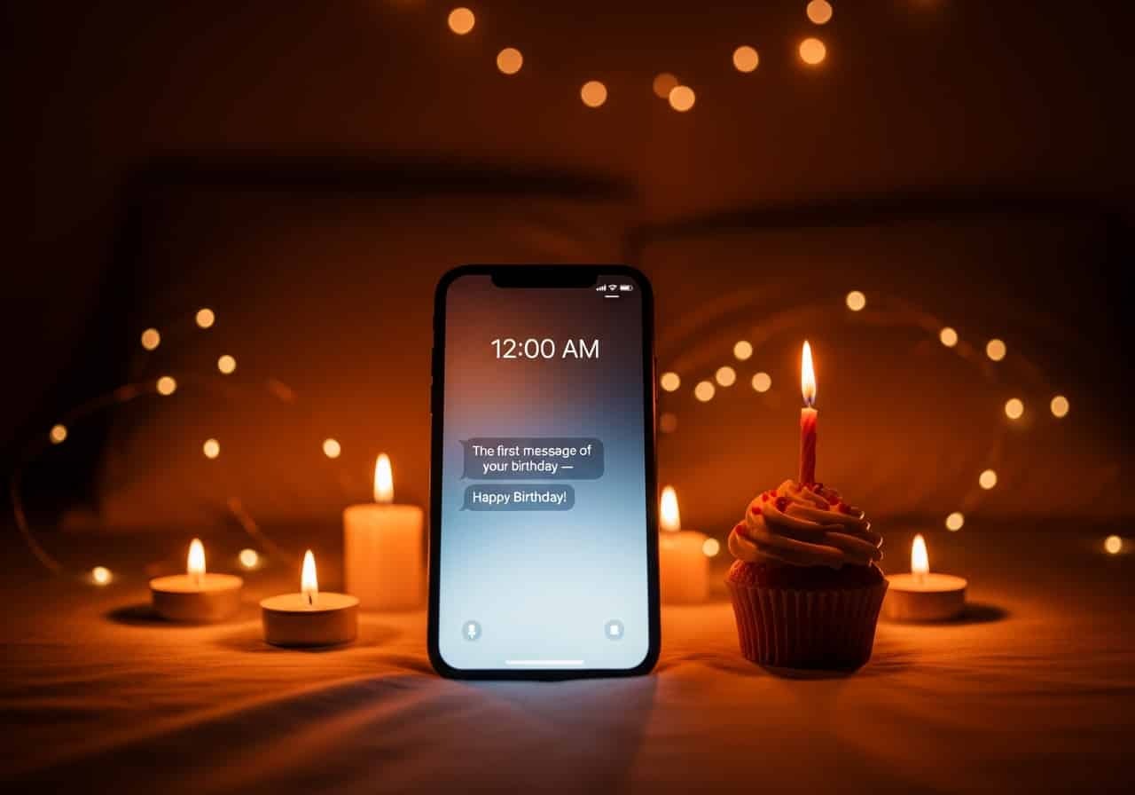 midnight birthday wishes for whatsapp