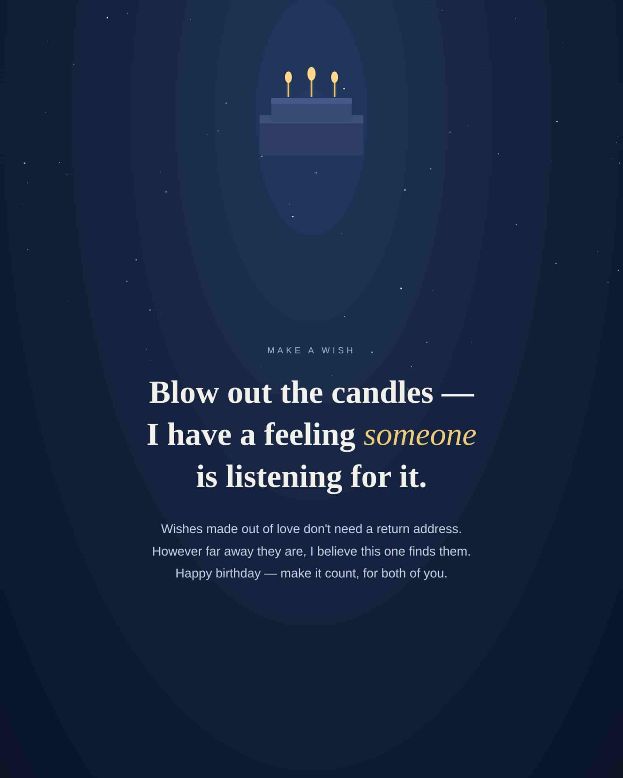 supportive birthday wishes mourning a loved one