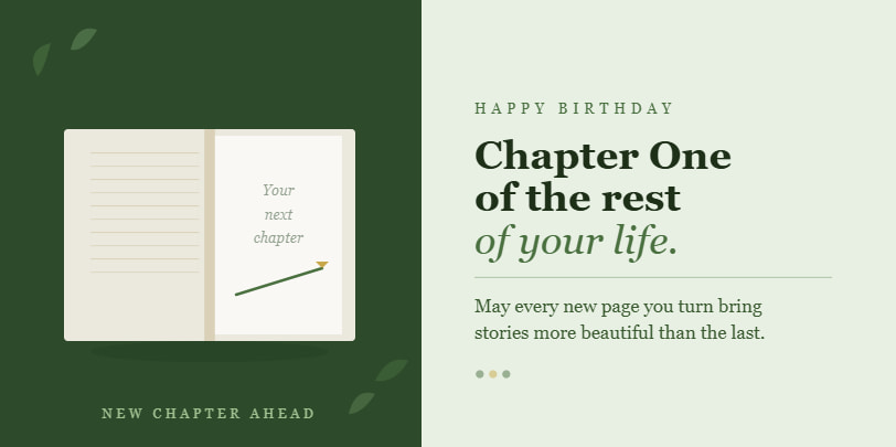 inspirational birthday message for new beginnings