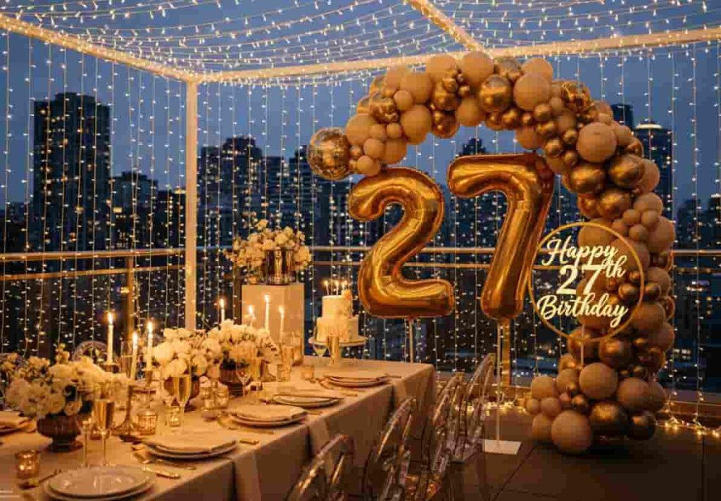 27th birthday wishes card