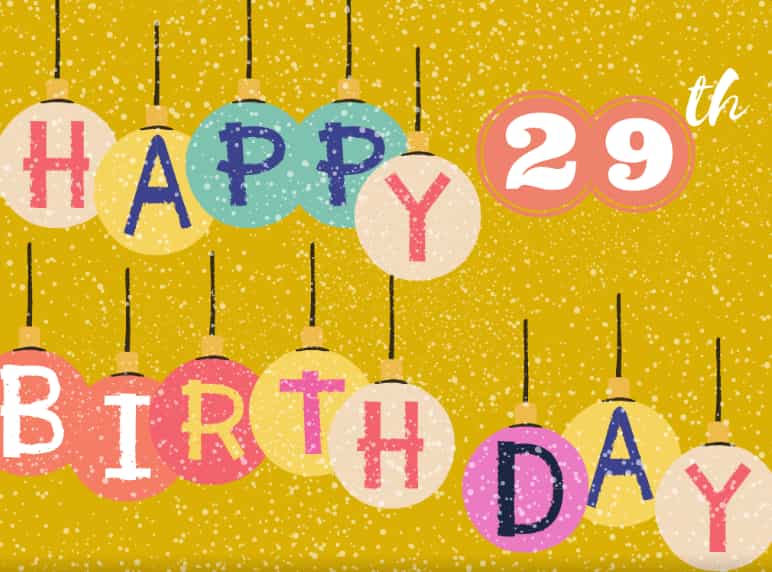 29th birthday wishes for friend