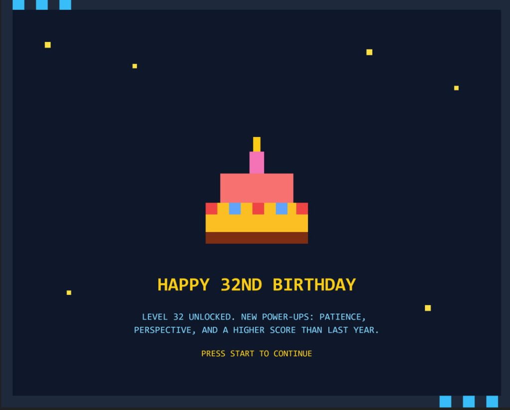 Happy 32nd birthday wishes cake