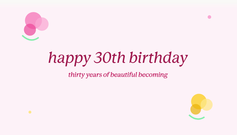 happy 30th birthday wishes