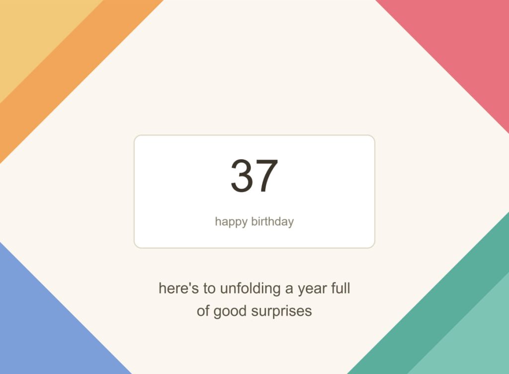 37th birthday wishes