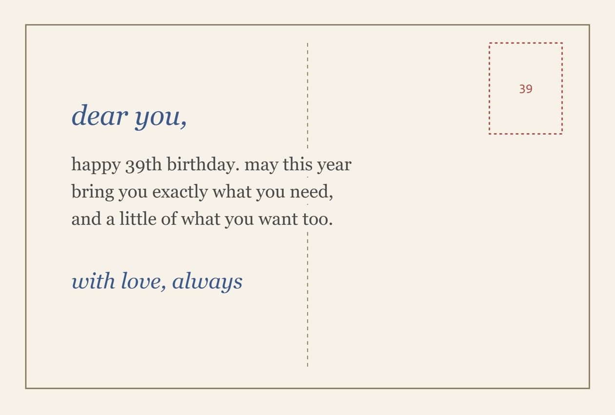 39th birthday wishes