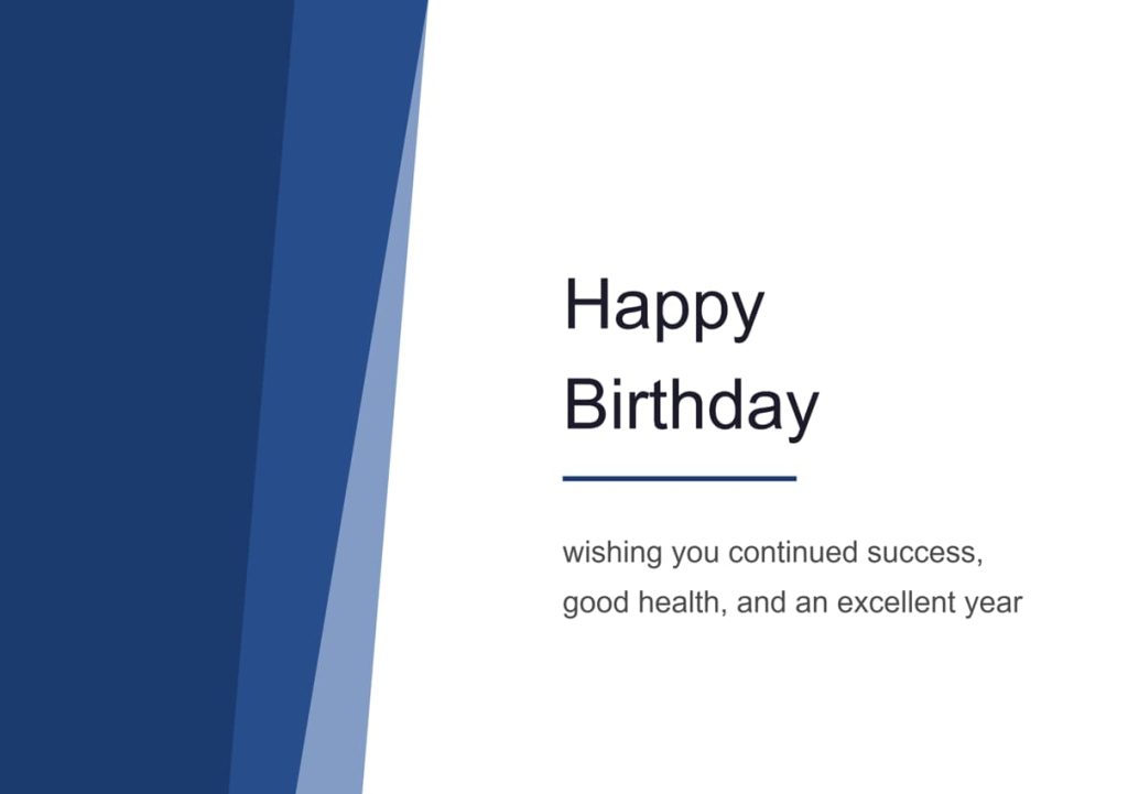 Birthday wishes for a supportive and inspiring boss