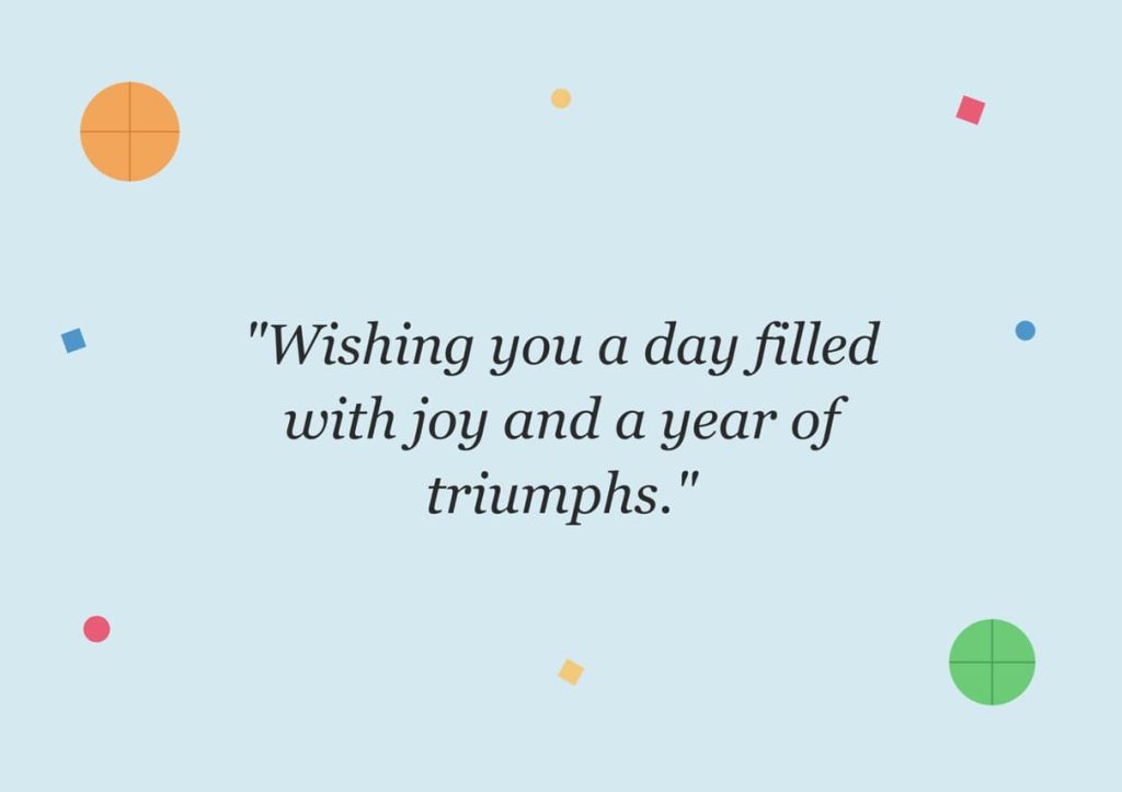 Birthday wishes from employee to manager
