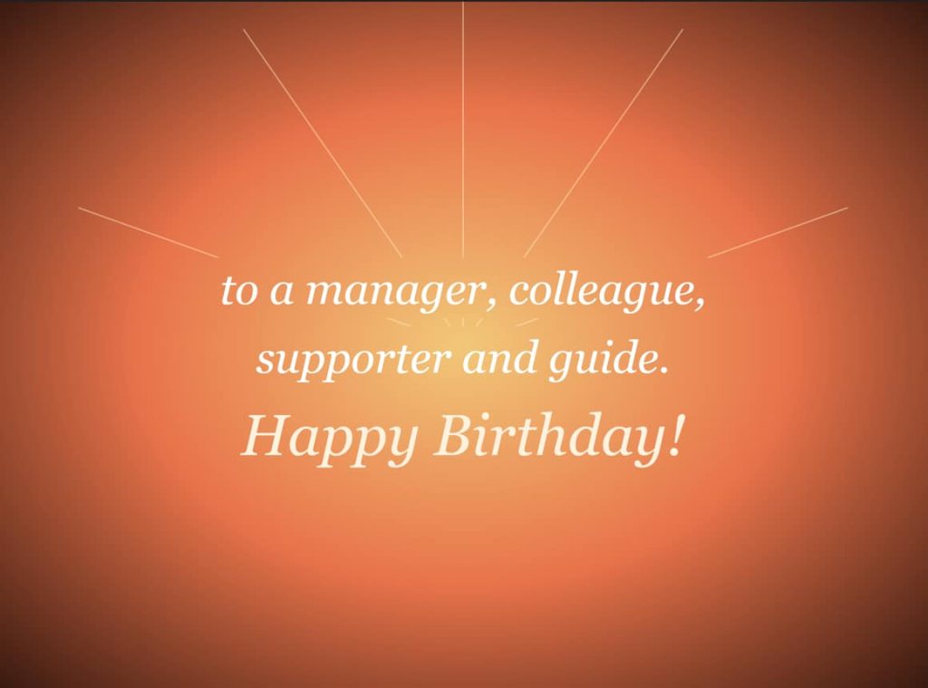 Happy Birthday Wishes for Manager – Professional Birthday Messages