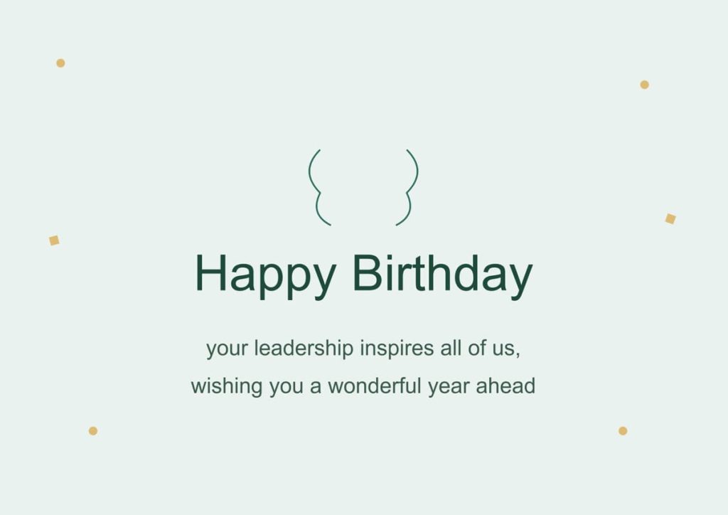 Happy birthday wishes for female boss