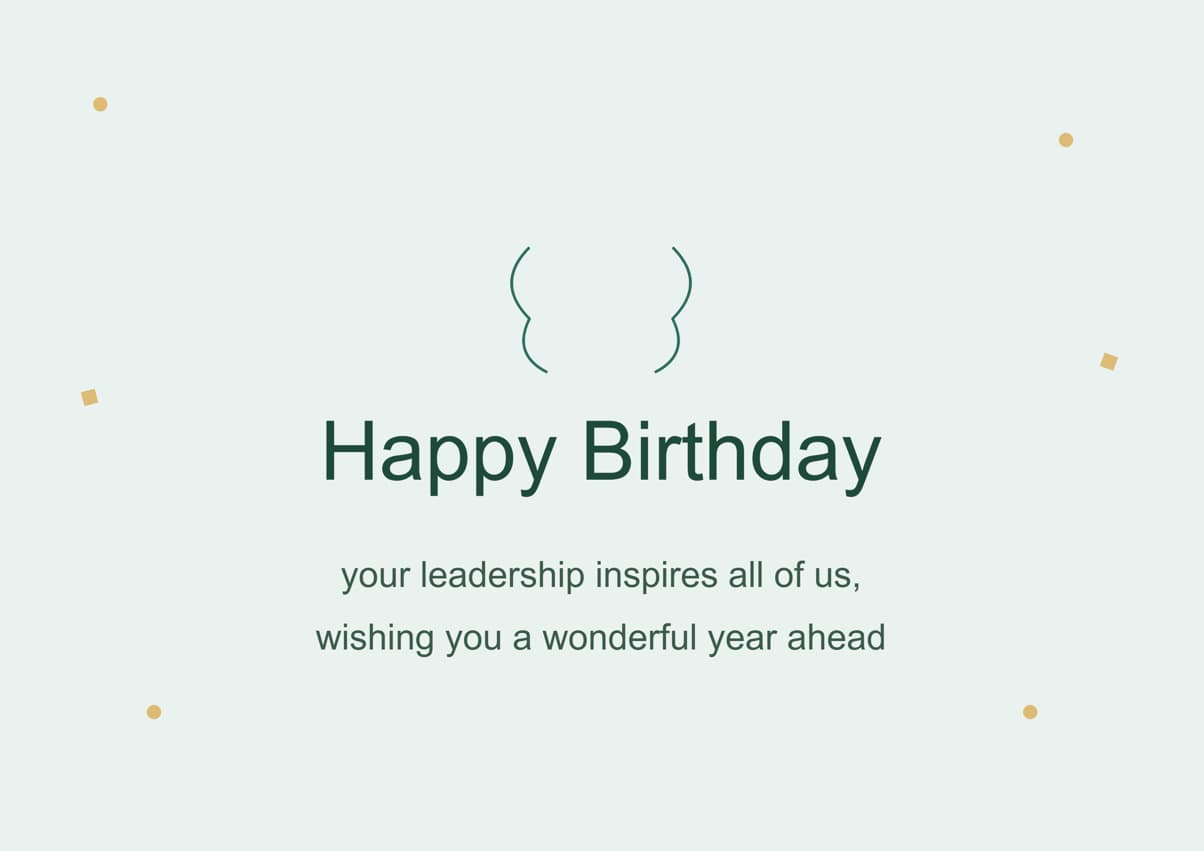 Happy birthday wishes for female boss