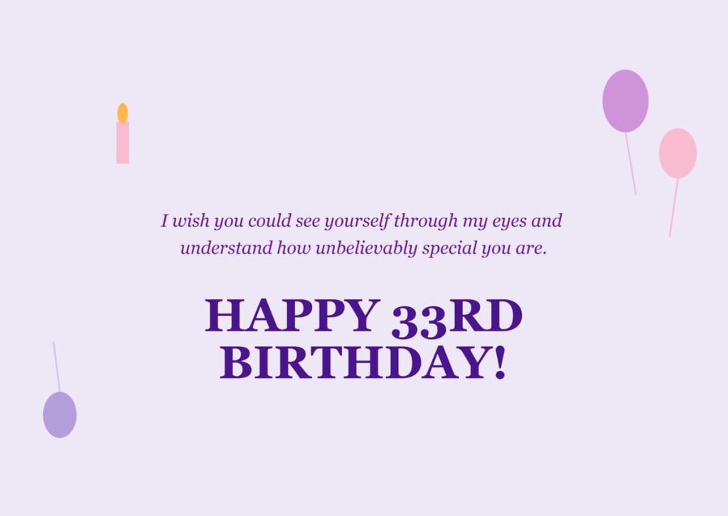 happy 33rd birthday wishes images