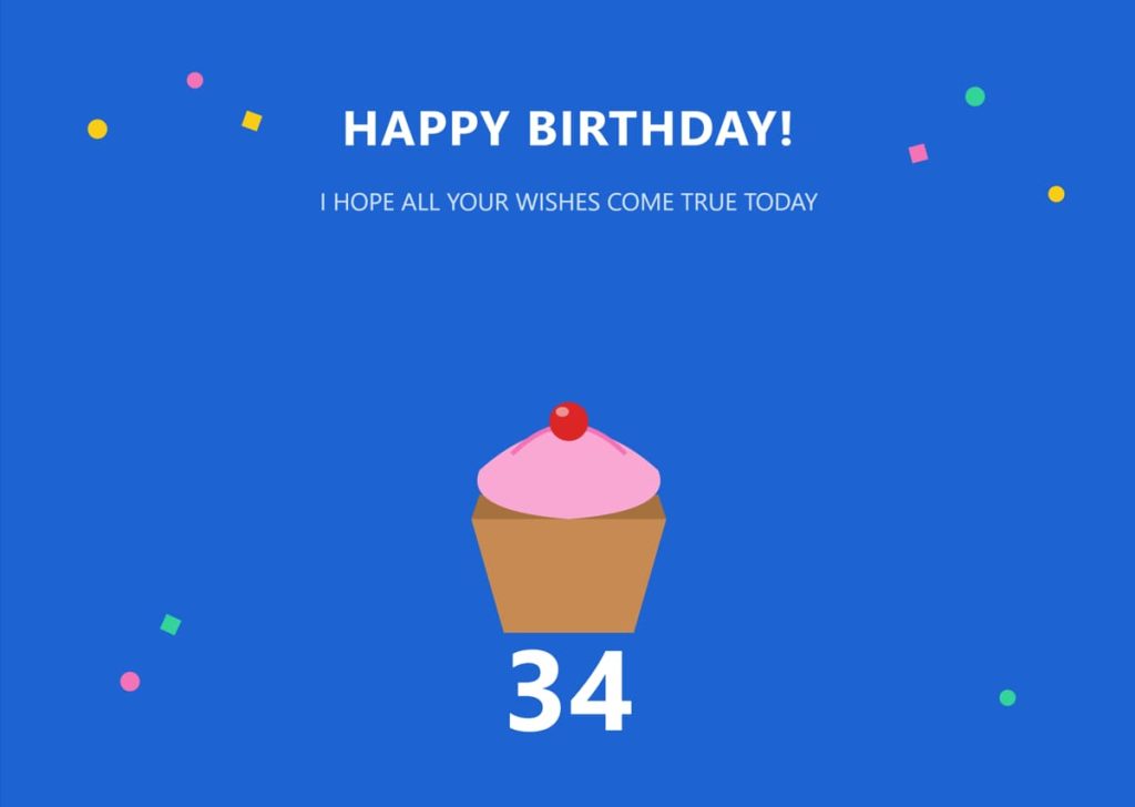happy 34th birthday wishes