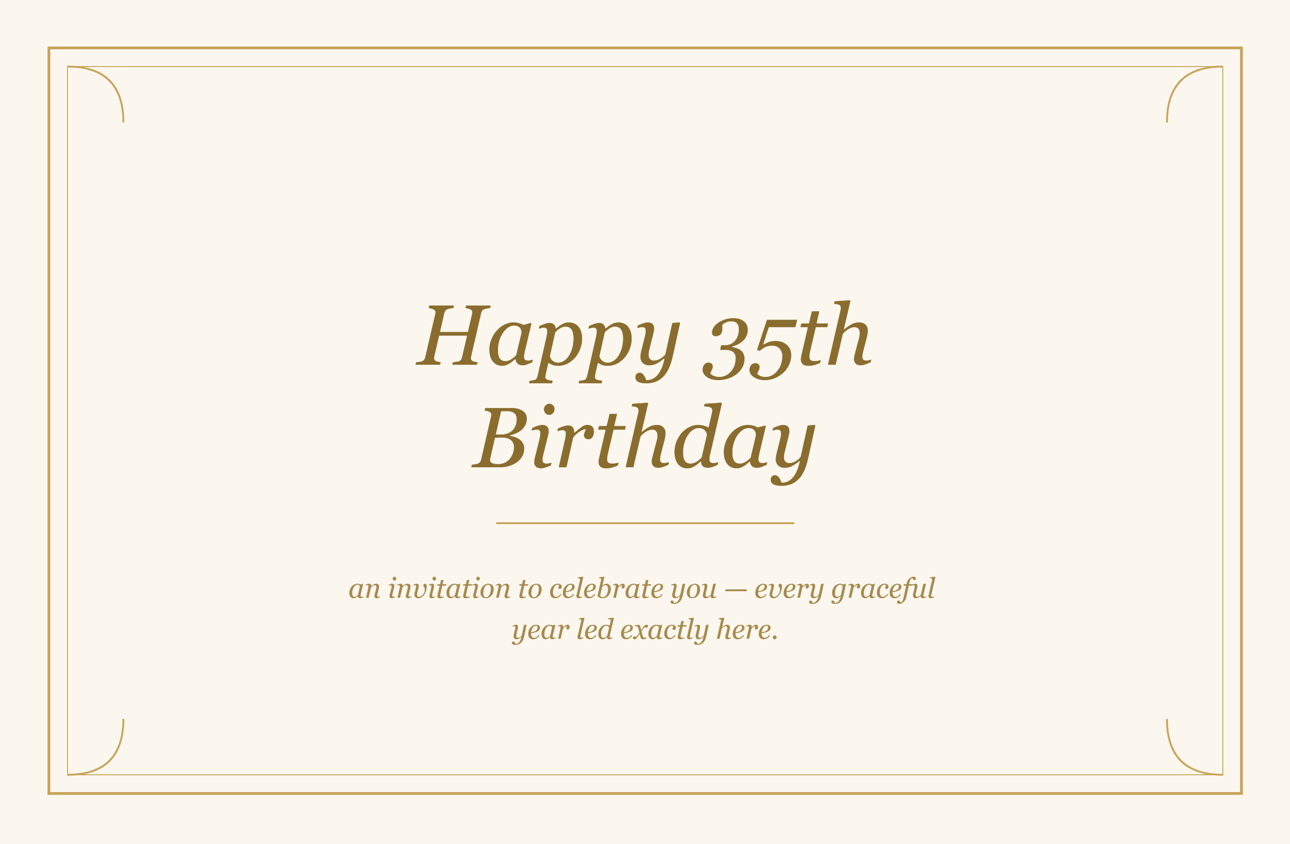 happy 35th birthday wishes images