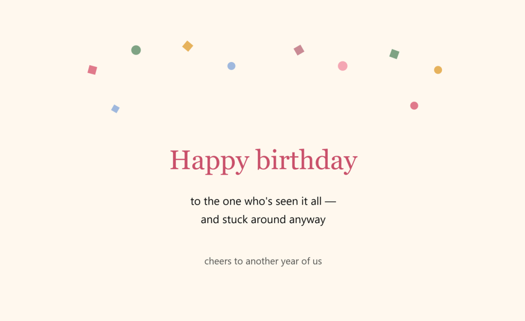 Birthday card message for childhood friend