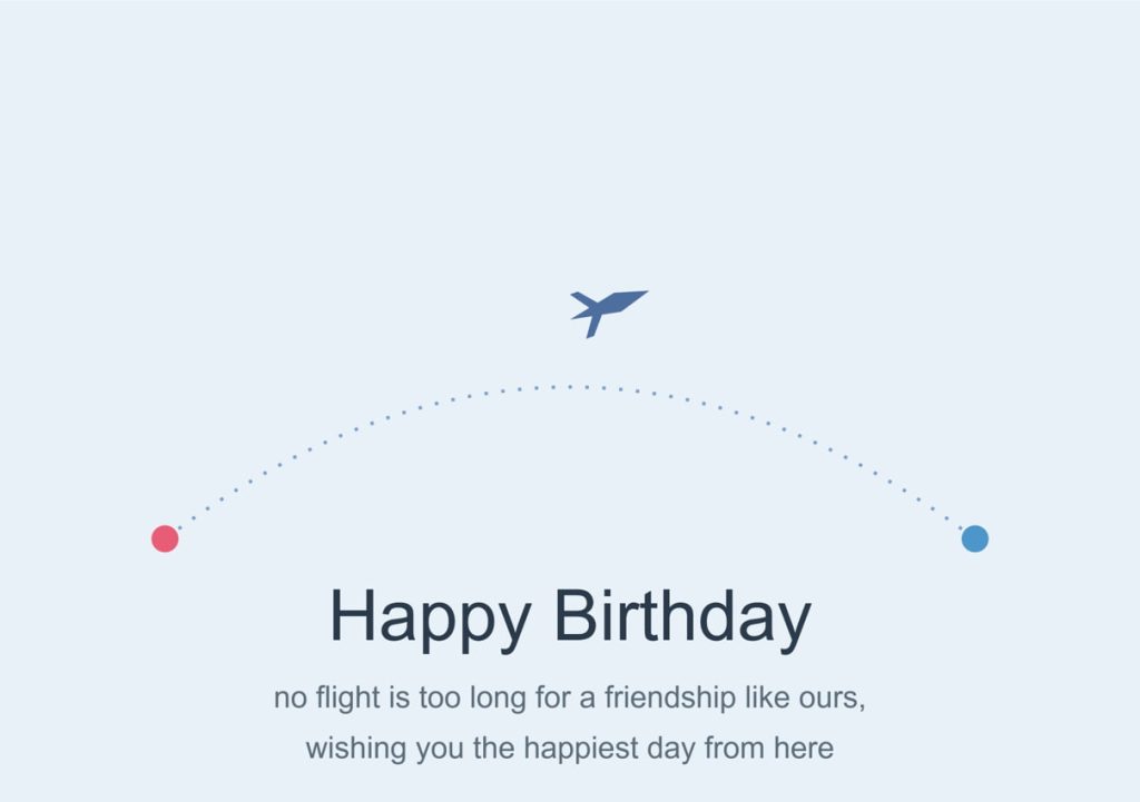 Birthday wishes for a friend who lives far away
