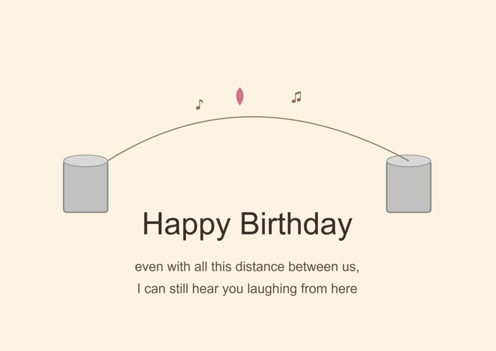 Friends celebrating a birthday from different places