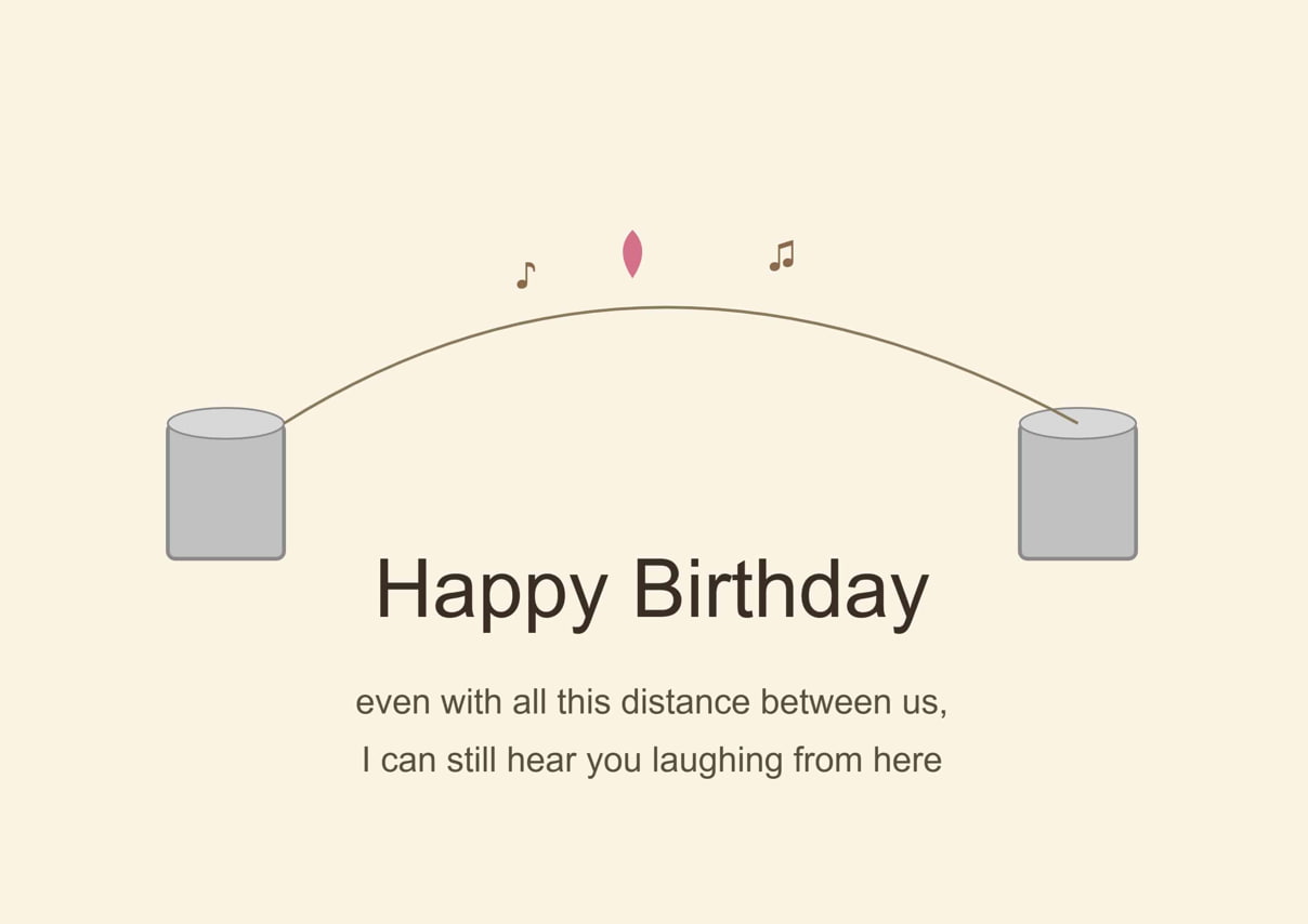 friends celebrating a birthday from different places